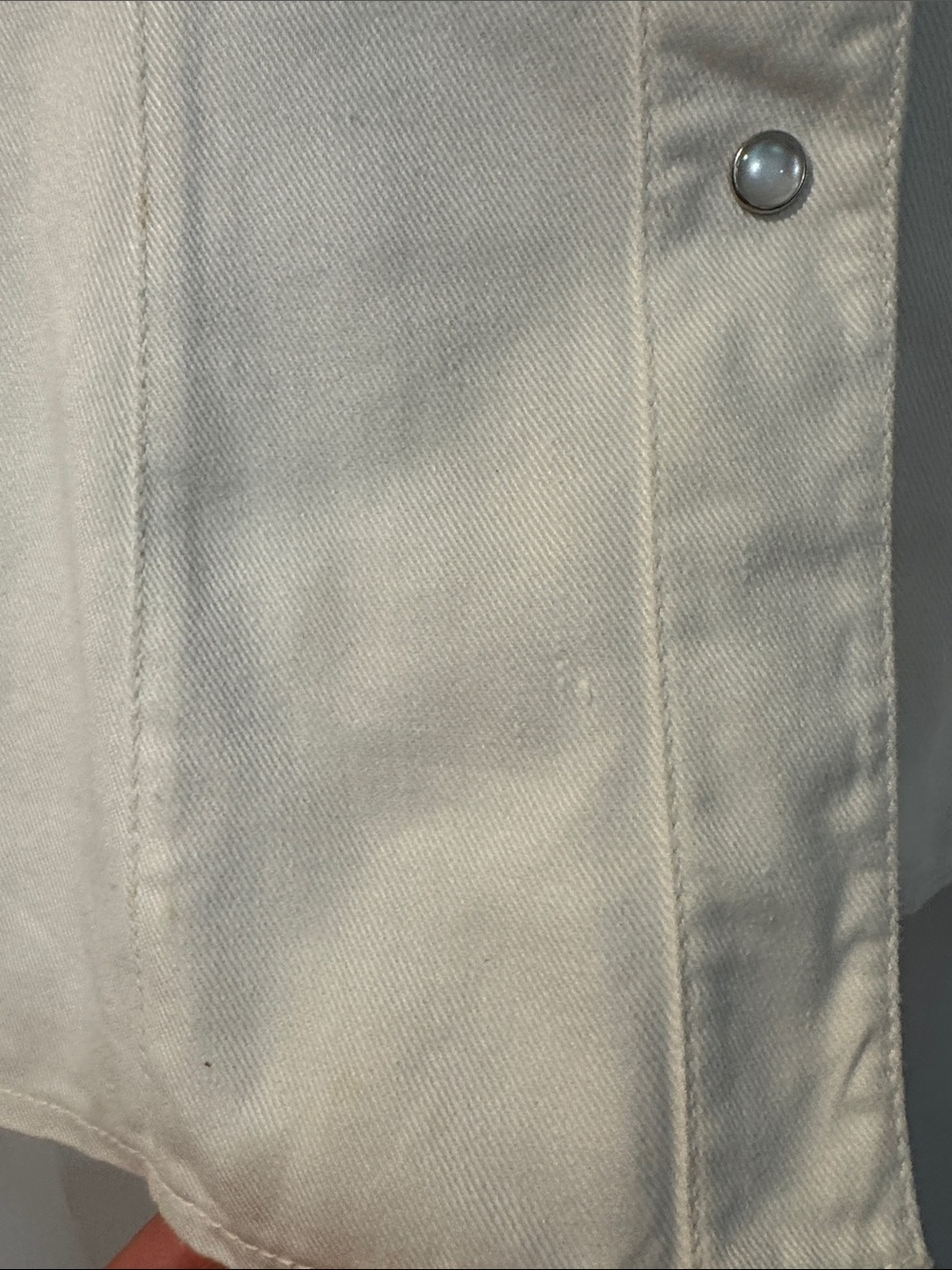 Vintage western white denim Embroidered set - Picture 4 of 12